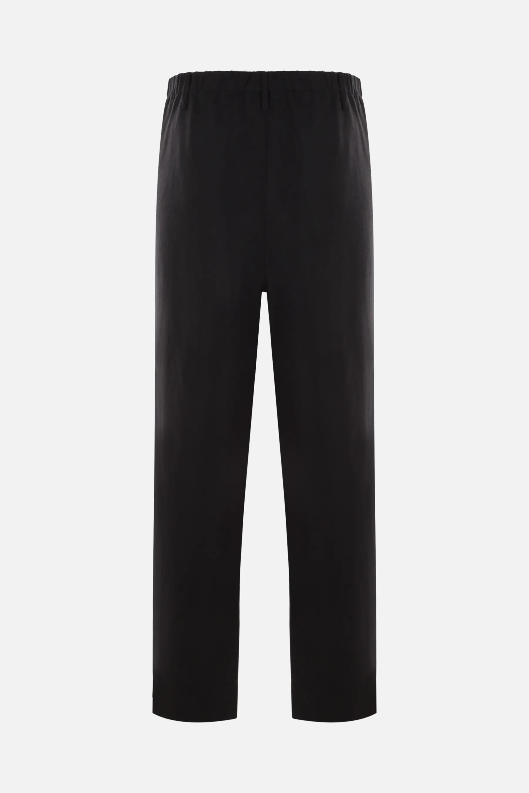  SAINT LAURENT pantalone baggy-fit in viscosa e ramia sostenibile 