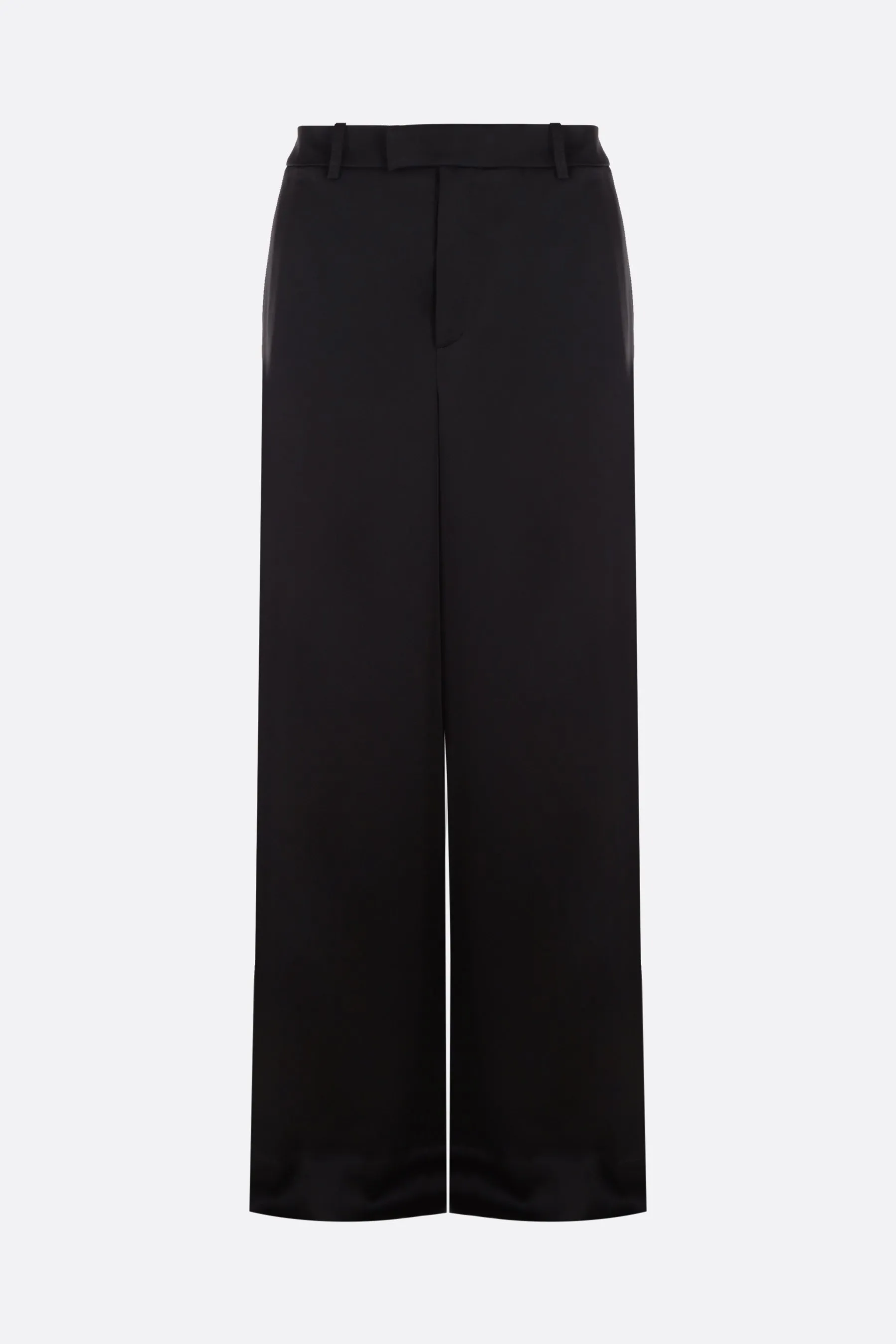  SAINT LAURENT pantalone oversize in crepe envers satin 