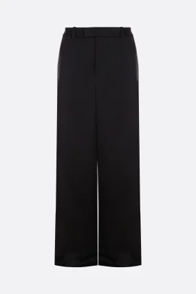  SAINT LAURENT pantalone oversize in crepe envers satin 