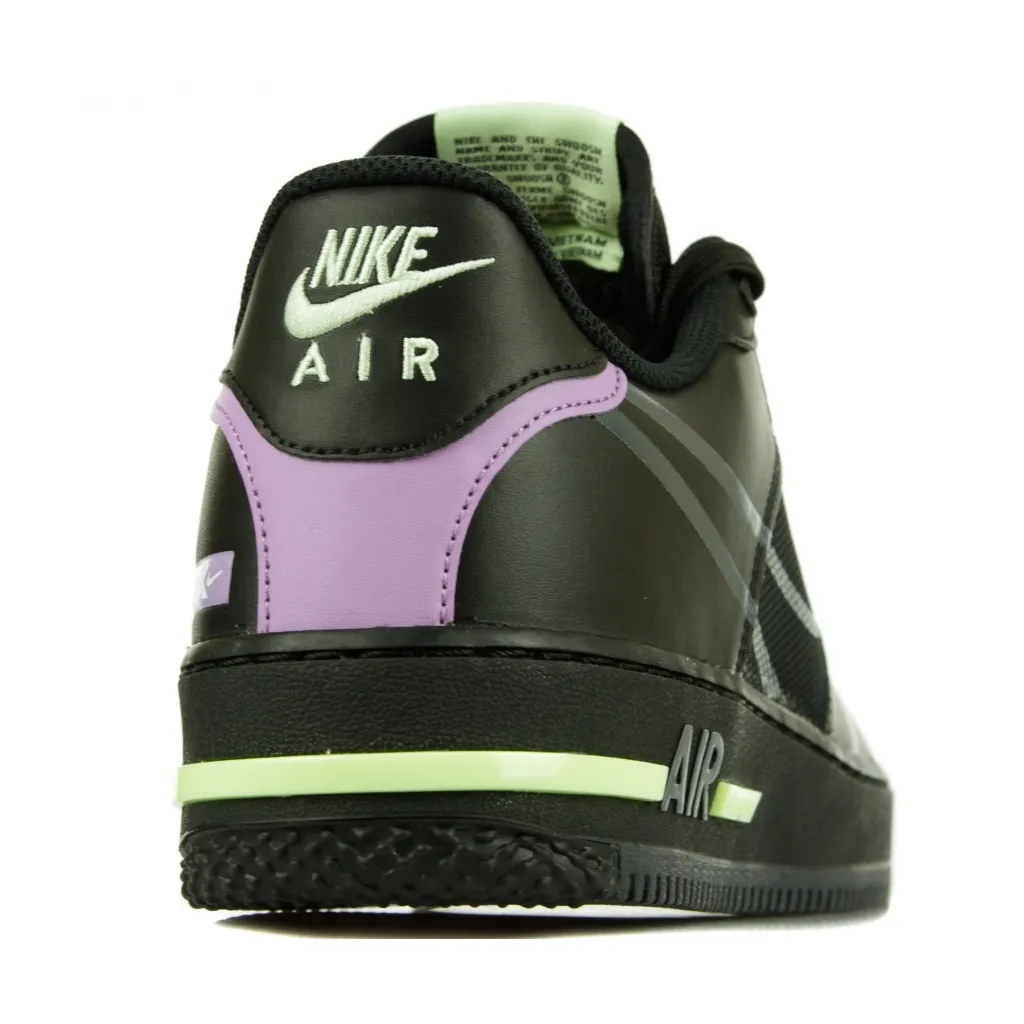 SCARPA BASSA AIR FORCE 1 REACT BLACK/ANTHRACITE/VIOLET STAR/BARELY VOLT