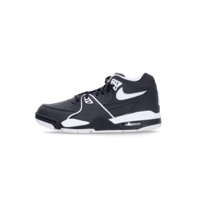 scarpa bassa uomo air flight 89 BLACK/WHITE