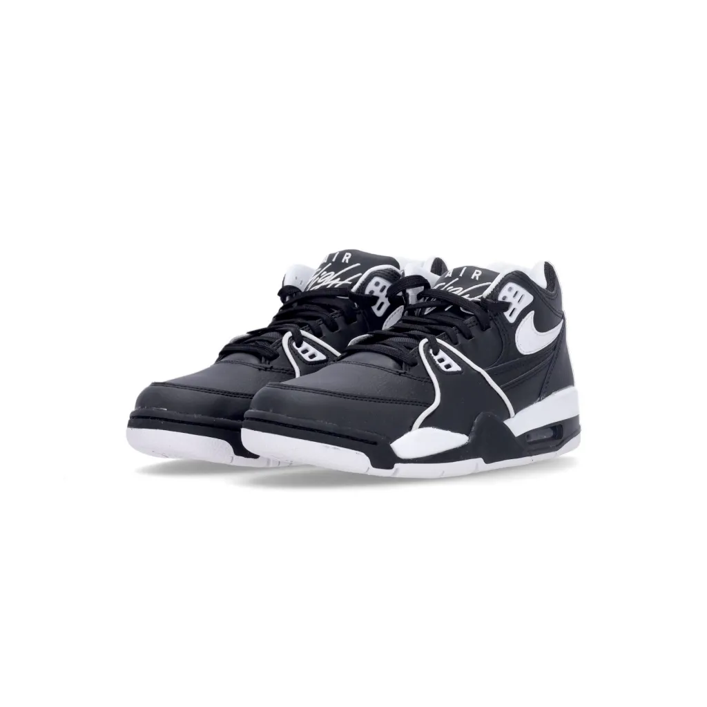 scarpa bassa uomo air flight 89 BLACK/WHITE