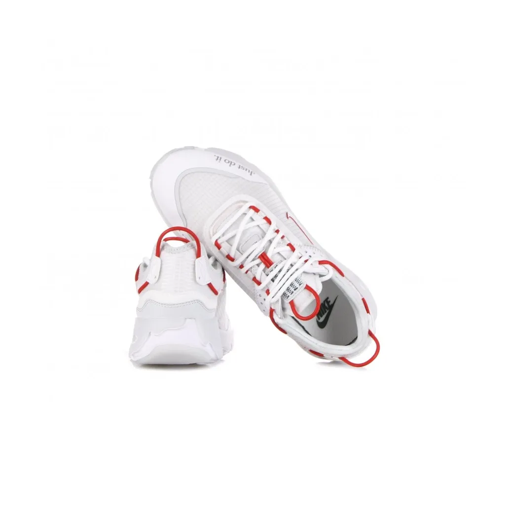 scarpa bassa uomo react live WHITE/WHITE/UNIVERSITY RED/NOBLE GREEN