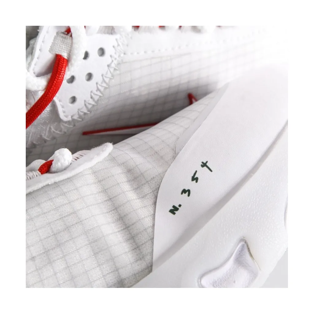 scarpa bassa uomo react live WHITE/WHITE/UNIVERSITY RED/NOBLE GREEN