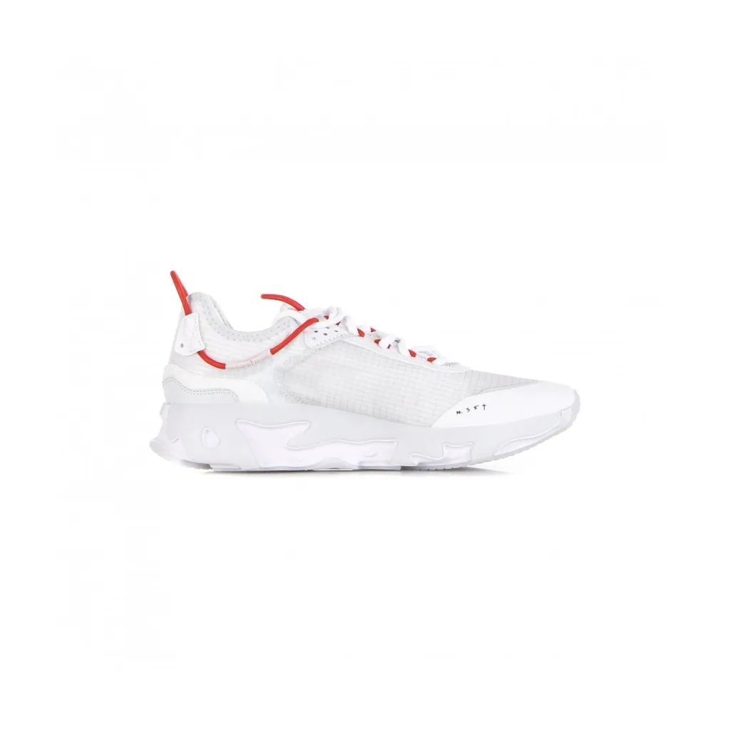 scarpa bassa uomo react live WHITE/WHITE/UNIVERSITY RED/NOBLE GREEN