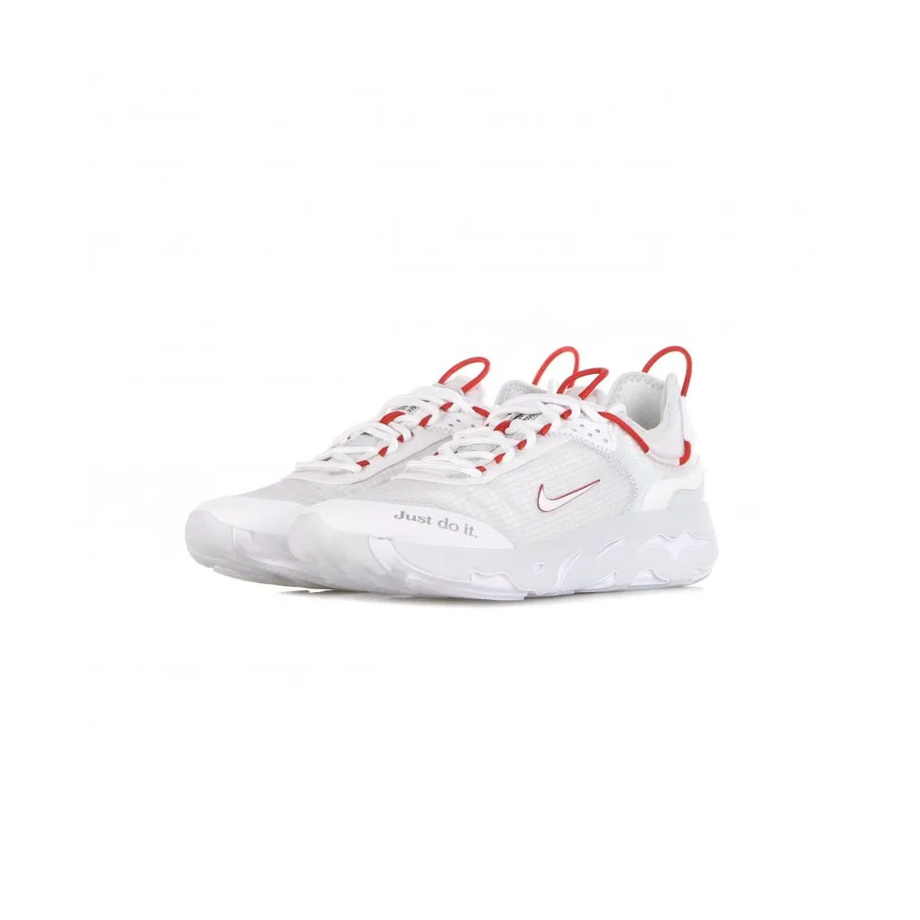 scarpa bassa uomo react live WHITE/WHITE/UNIVERSITY RED/NOBLE GREEN