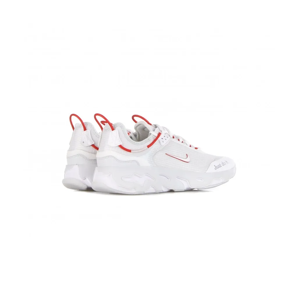 scarpa bassa uomo react live WHITE/WHITE/UNIVERSITY RED/NOBLE GREEN