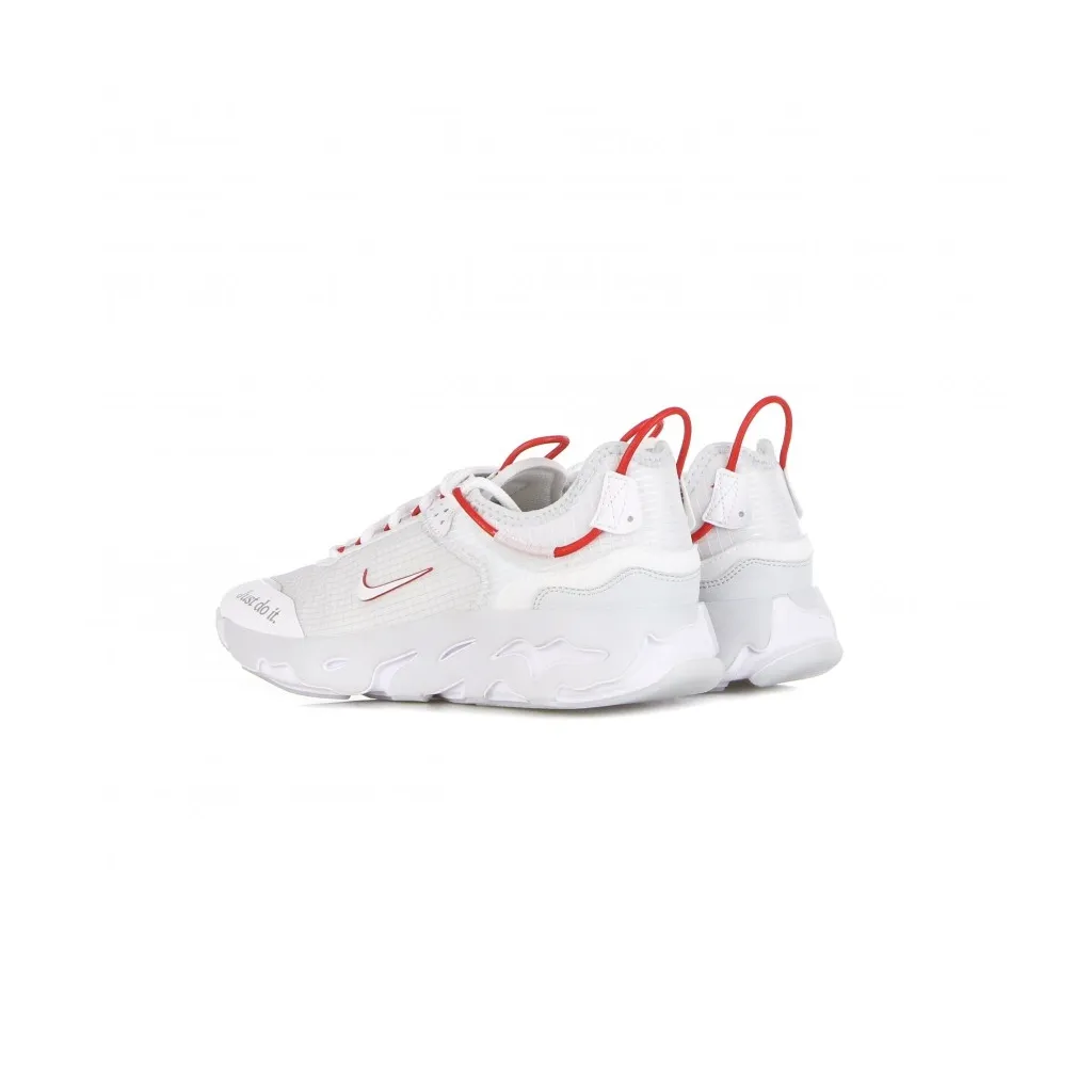 scarpa bassa uomo react live WHITE/WHITE/UNIVERSITY RED/NOBLE GREEN