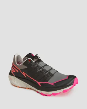 Scarpe da trail da uomo Salomon Thundercross grigie L47382600-pkiten-black-pink-g