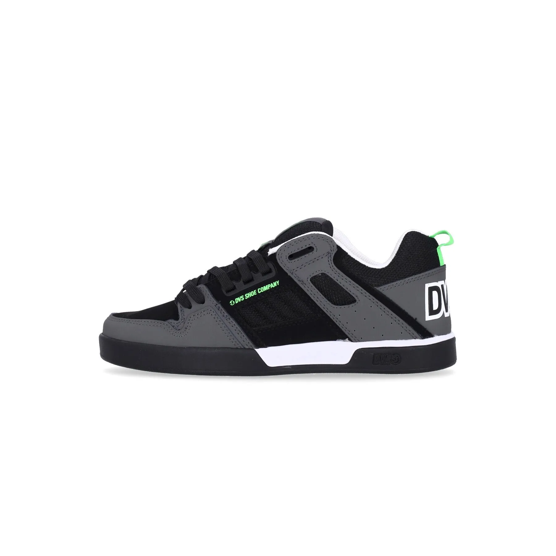 Scarpe Skate Uomo Comanche 2.0+ Black/charcoal/lime Nubuck