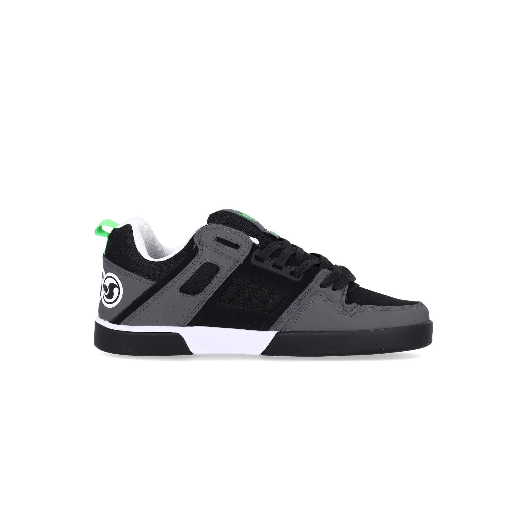 Scarpe Skate Uomo Comanche 2.0+ Black/charcoal/lime Nubuck