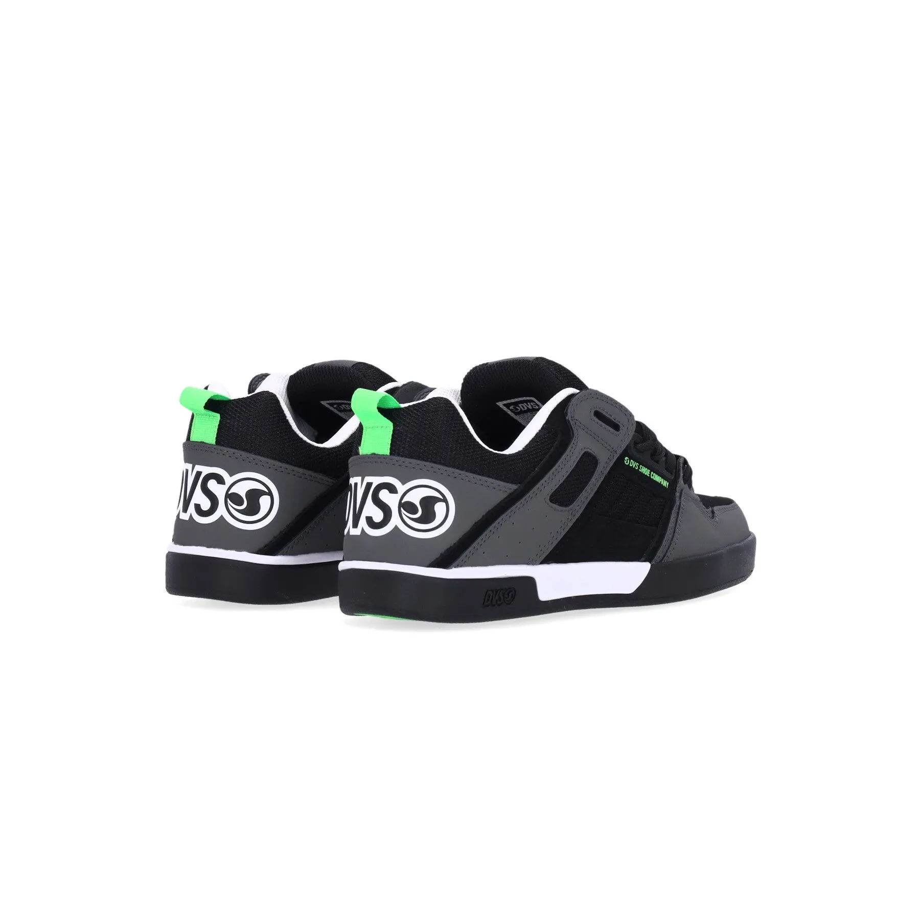 Scarpe Skate Uomo Comanche 2.0+ Black/charcoal/lime Nubuck