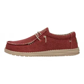 Scarpe uomo Wally braided Pompeian red