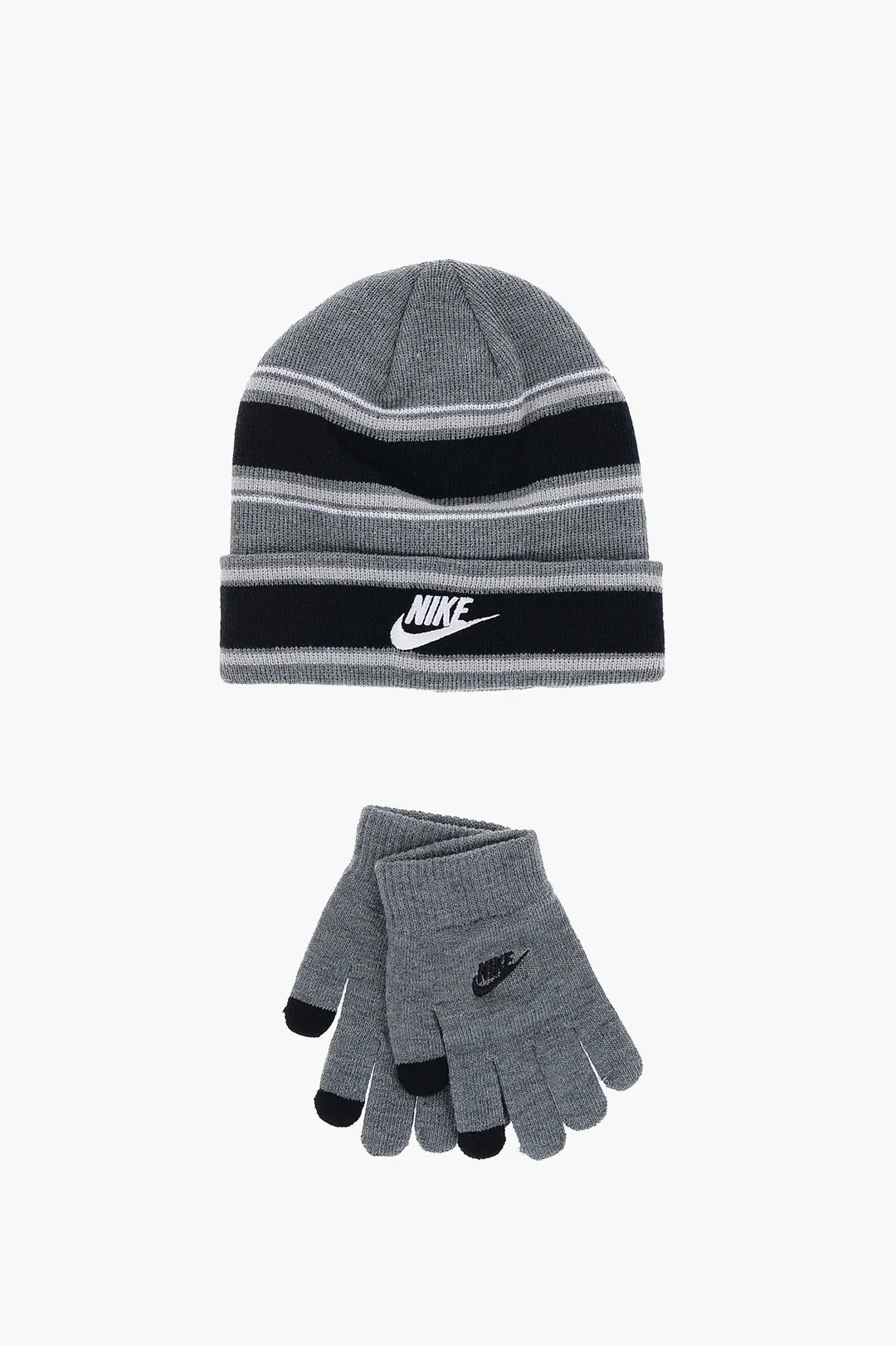 Set Guanti e Beanie a Righe