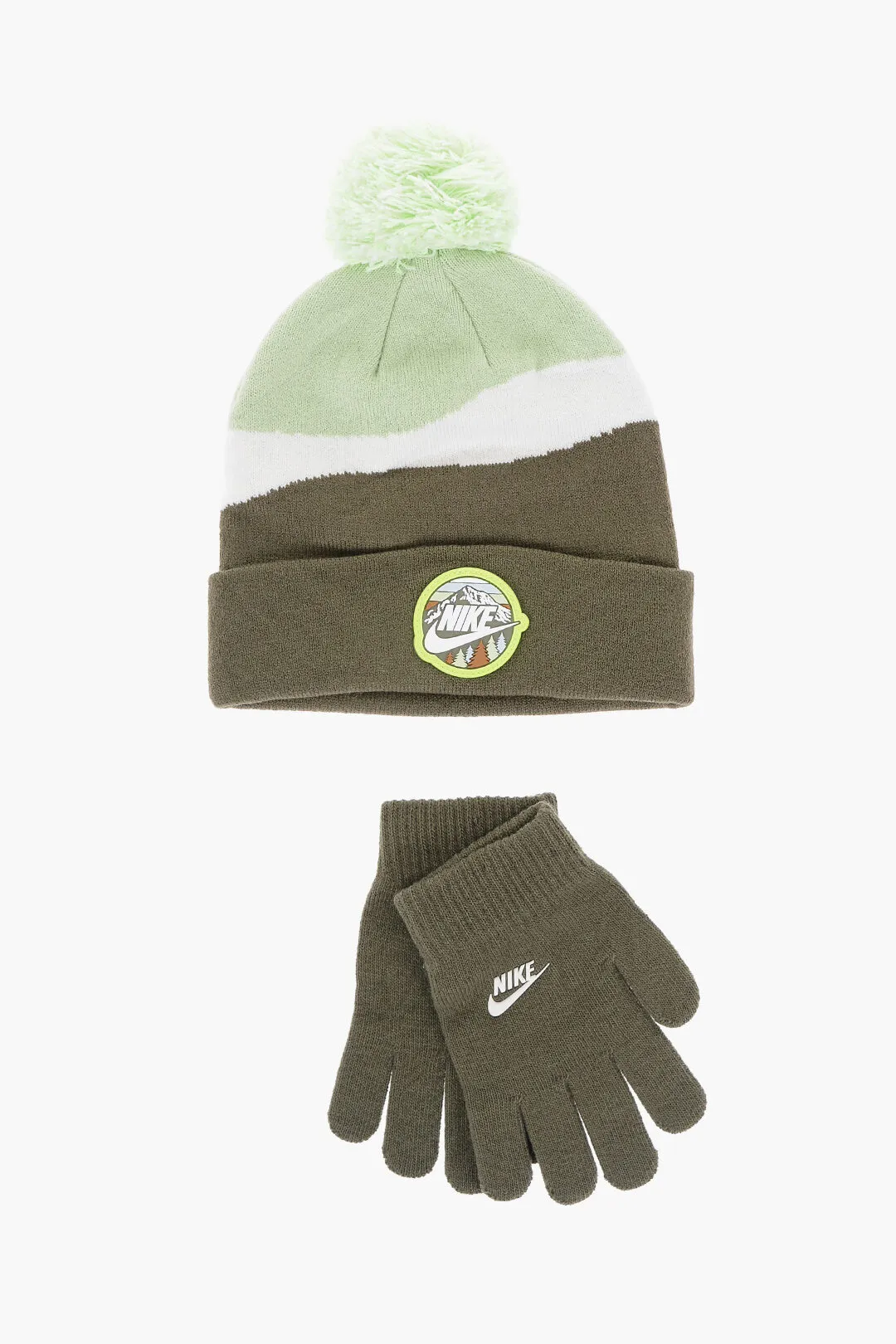 Set Guanti e Beanie SNOW DAY con Pom Pom 