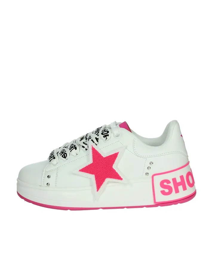 SHOP ART  SNEAKERS BASSA SASS240716 BIANCO/FUCSIA