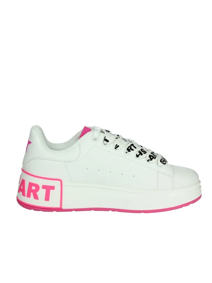 SHOP ART  SNEAKERS BASSA SASS240716 BIANCO/FUCSIA