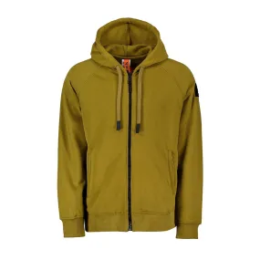      SUNDEK FELPA FULL ZIP CON CAPPUCCIO CON LOGO MANICA  