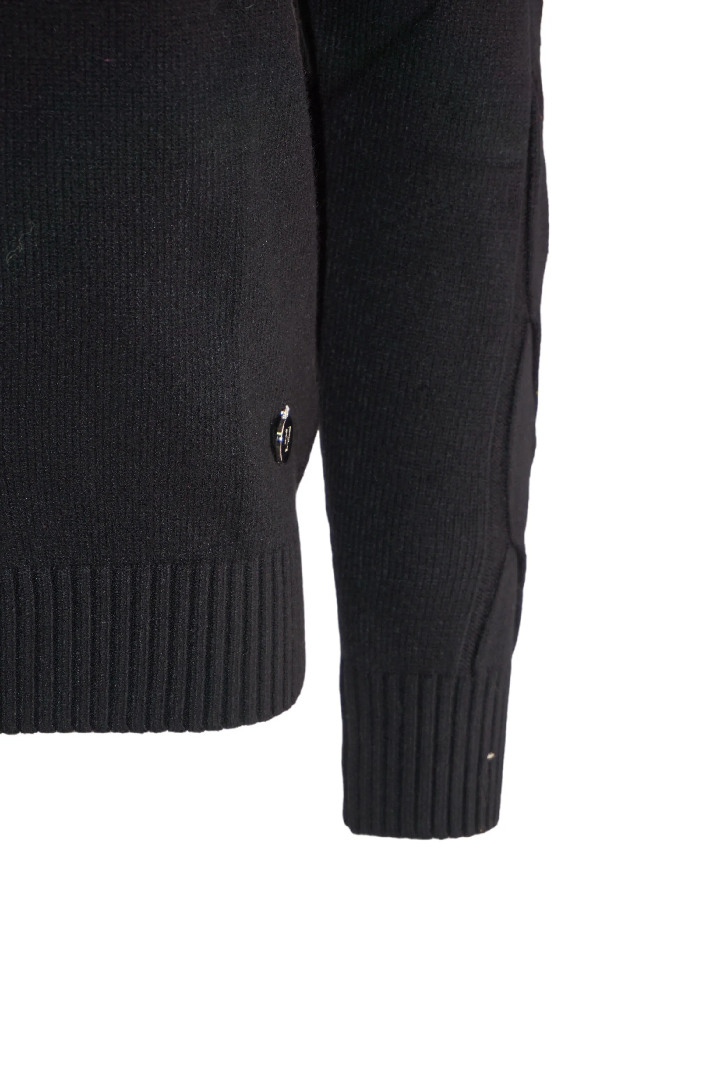 Sweater with Front Detail / Black