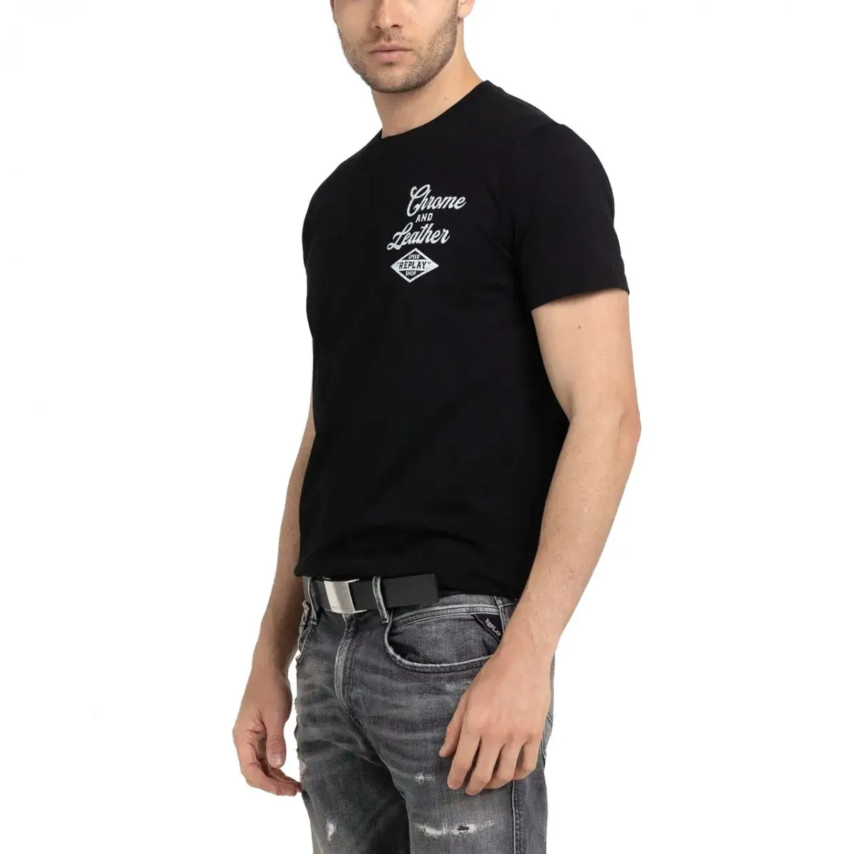 T-shirt In Jersey Stampa Motorcycle