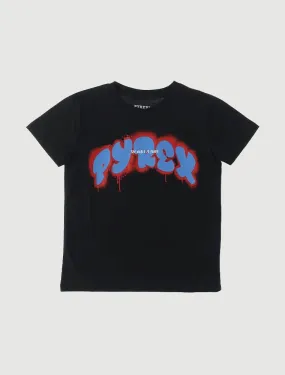 T-shirt Manica Corta Pyrex - Nero