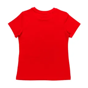 T-Shirt Rossa Bear Bambina Teen