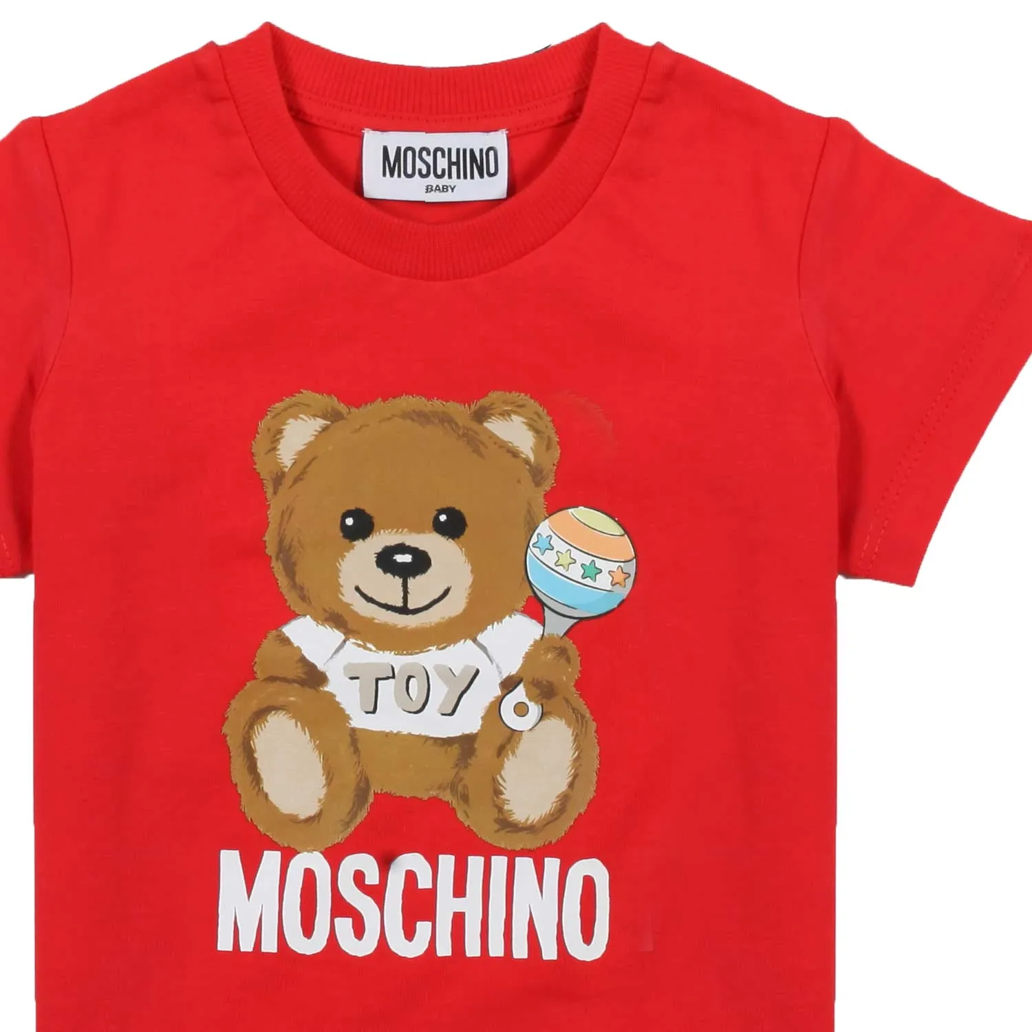 T-Shirt Teddy Bear Rossa Bimbo E Bimba