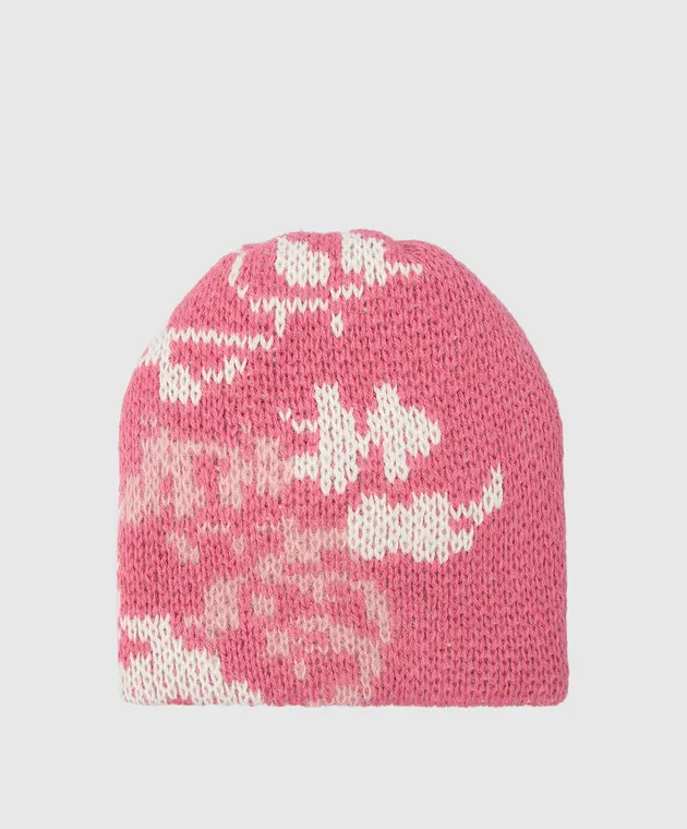 Tak.Ori Cappello rosa con motivo HTK51042