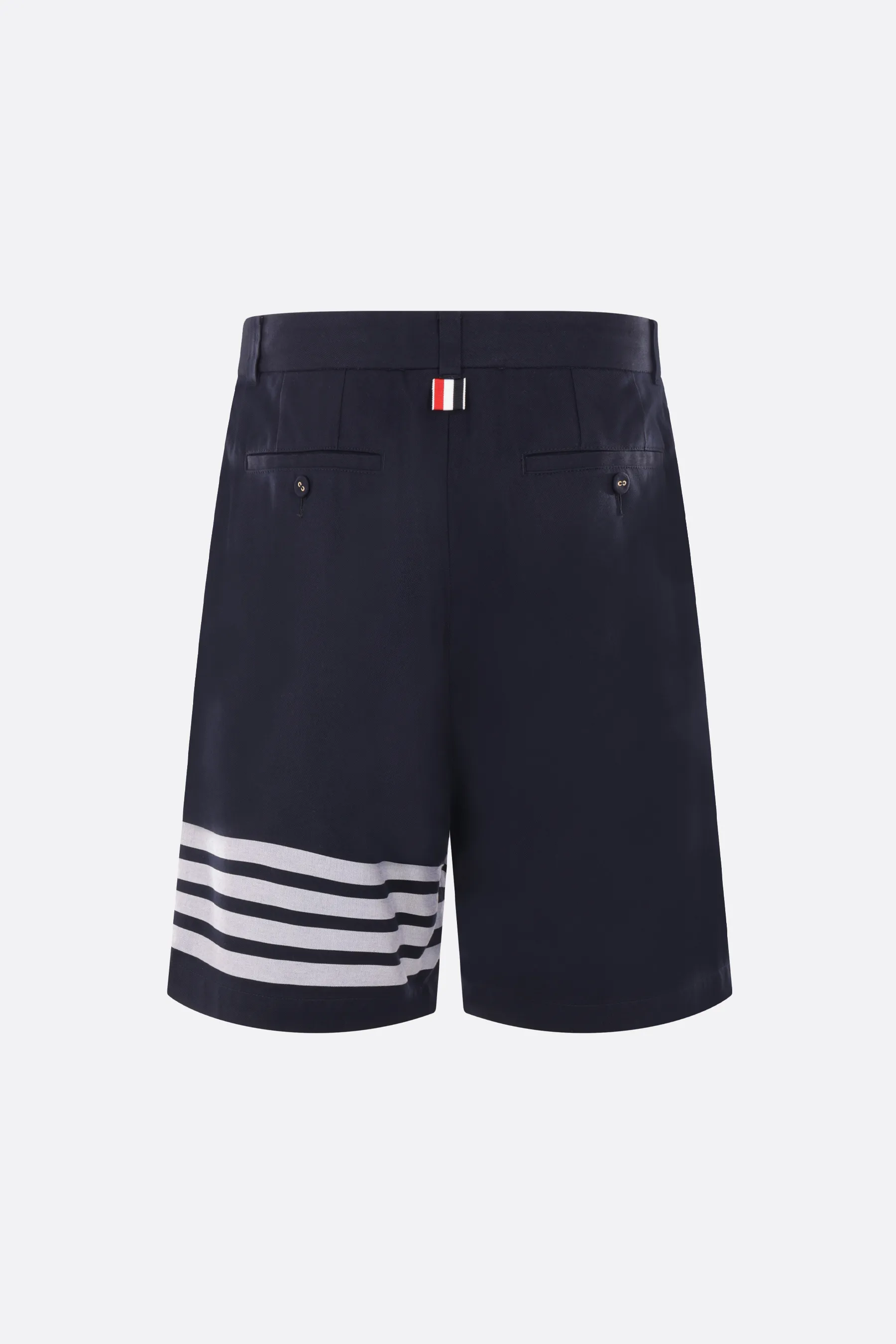  THOM BROWNE pantalone corto 4bar in gabardine 