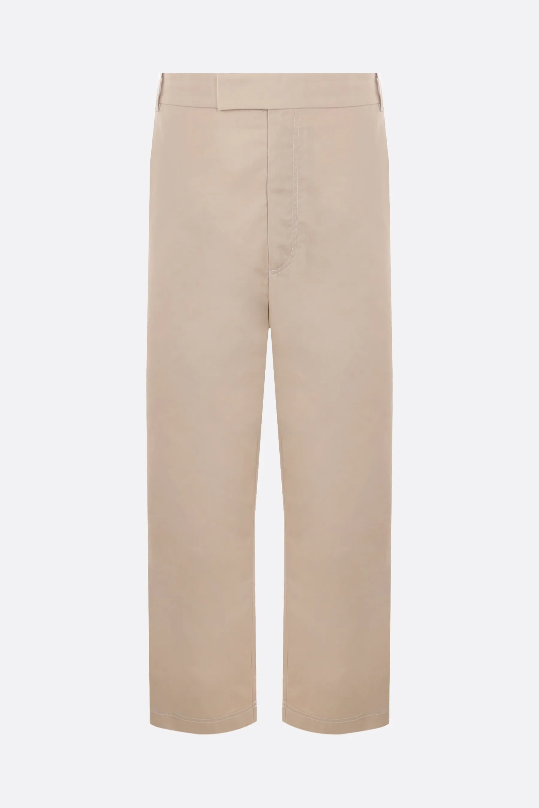  THOM BROWNE pantalone straight-fit in misto cotone 