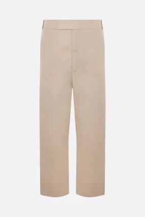  THOM BROWNE pantalone straight-fit in misto cotone 