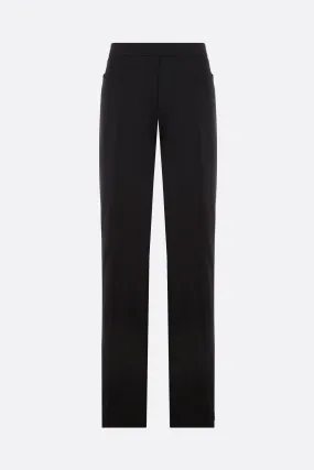  TOM FORD pantalone flare in grain de poudre 