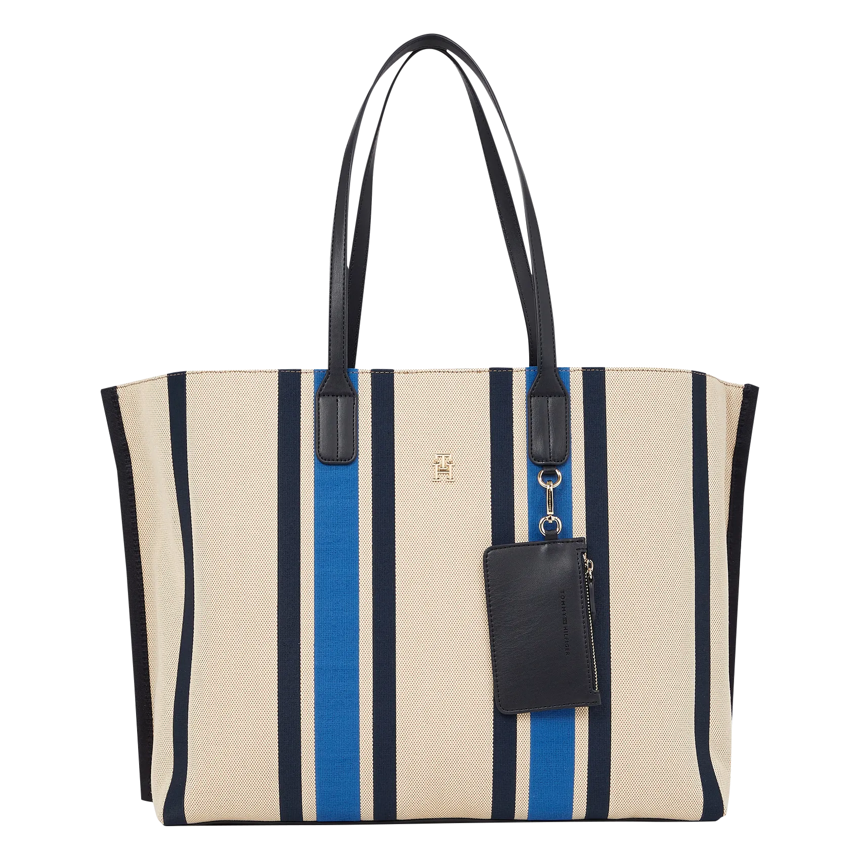  TOMMY HILFIGER   Borsa shopper in fibre riciclate miste | Blu