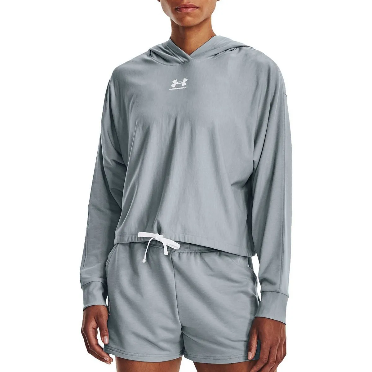      UNDER ARMOUR FELPA CON CAPPUCCIO RIVAL TERRY OVERSIZED  