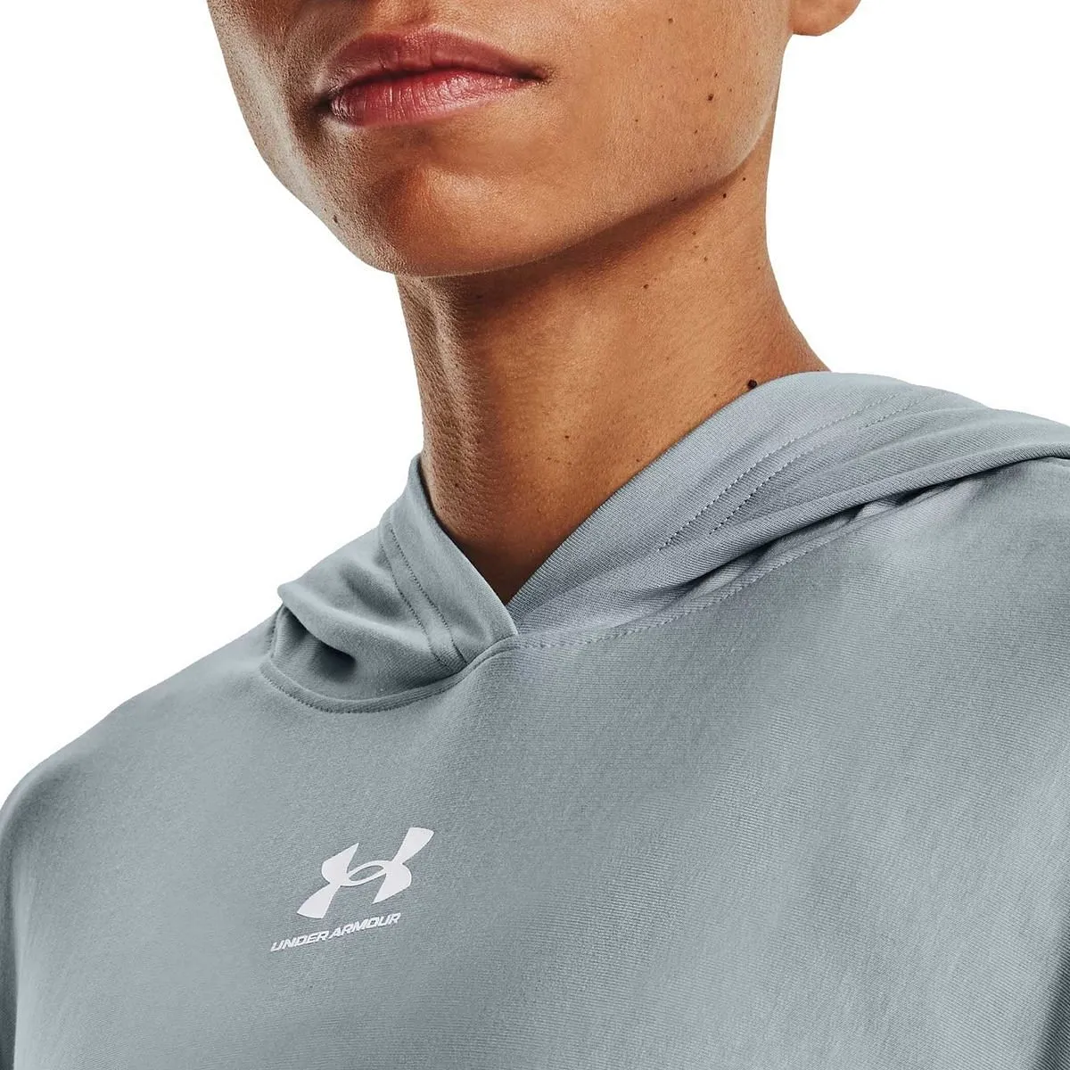      UNDER ARMOUR FELPA CON CAPPUCCIO RIVAL TERRY OVERSIZED  