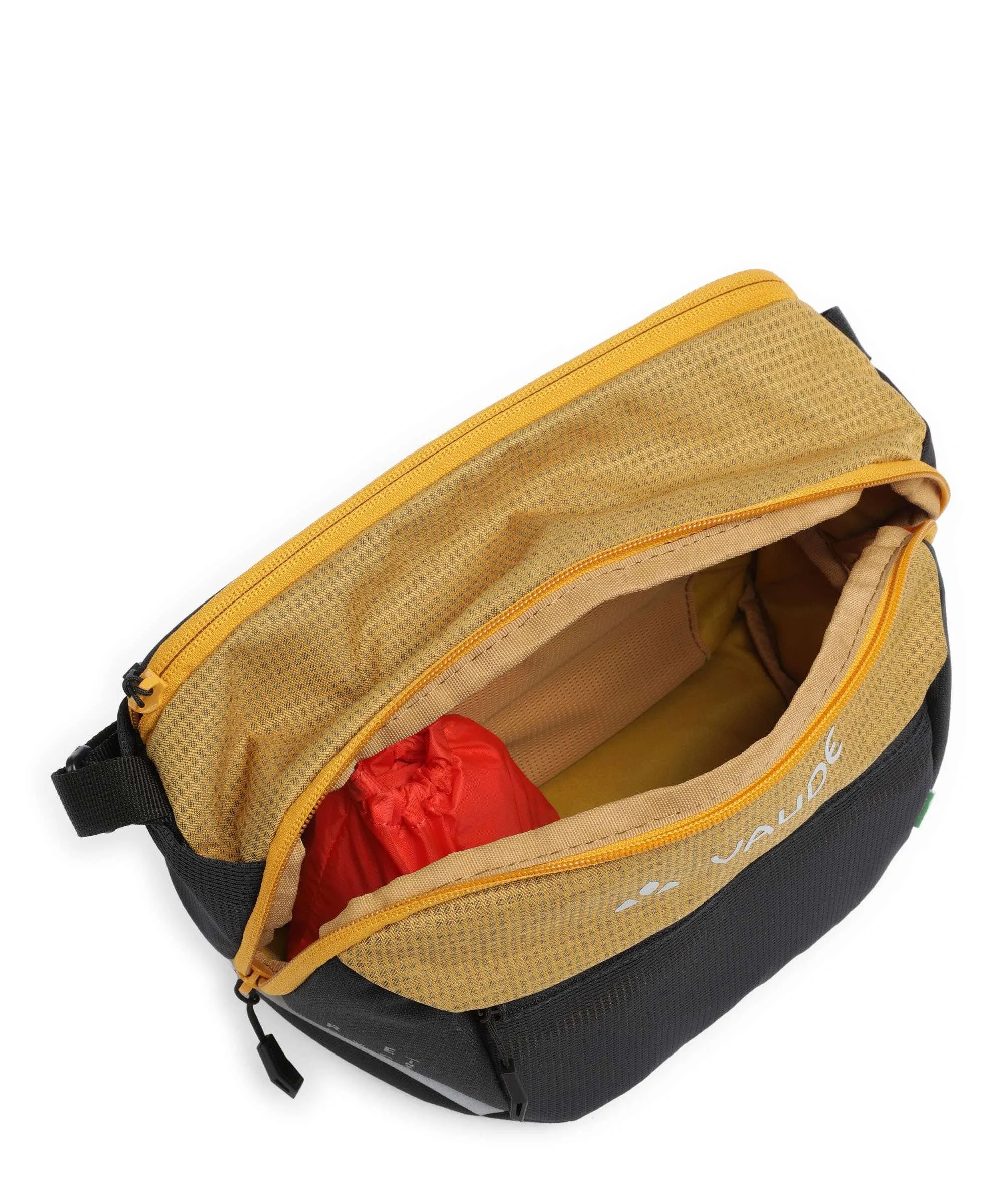  Vaude Cycle Borse manubrio poliestere riciclato nero/giallo  