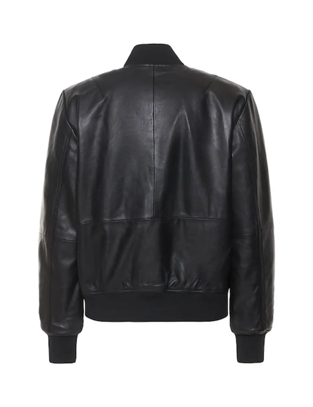 Versace Jeans Couture     Bomber V-Emblem in pelle Nero