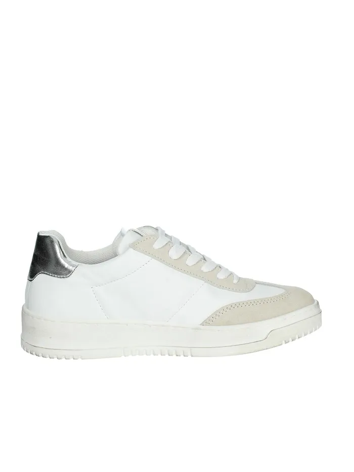 VITAMINA TU  SNEAKERS BASSA DUBAI5 BIANCO/ARGENTO