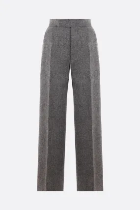  VIVIENNE WESTWOOD pantalone a gamba larga Lauren in donegal tweed mulesing-free 