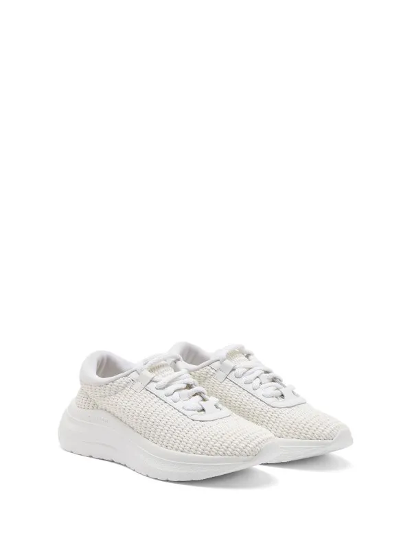 White women's running sneaker