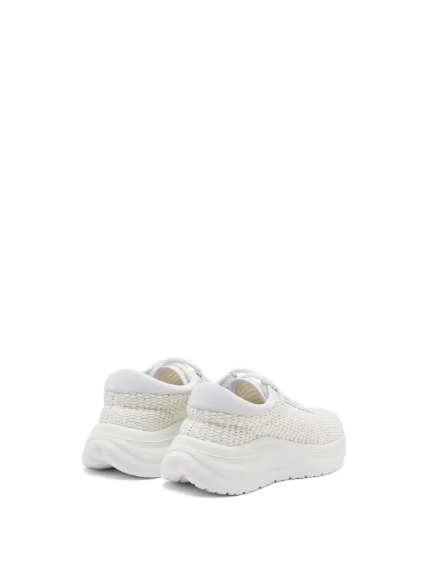 White women's running sneaker