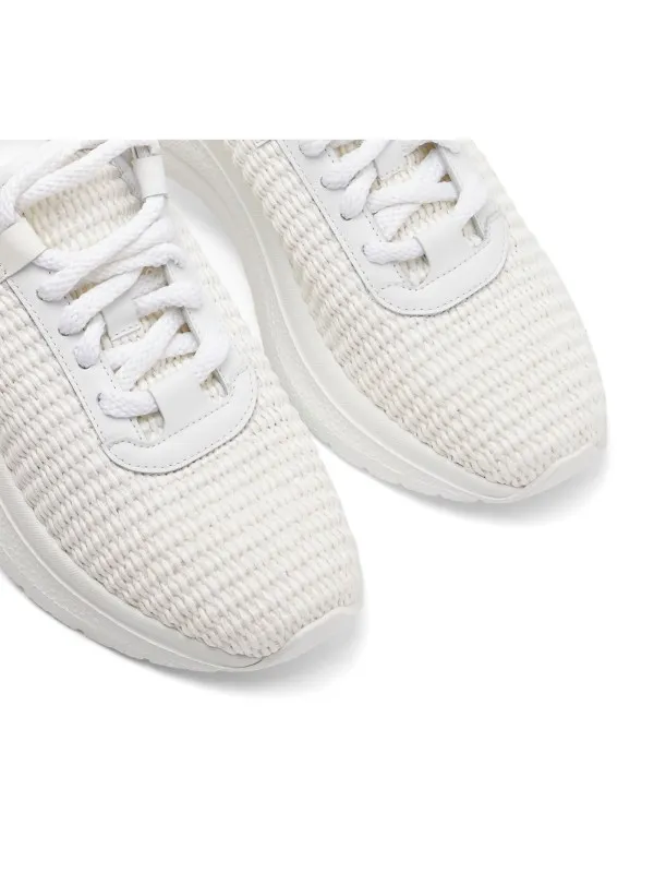 White women's running sneaker