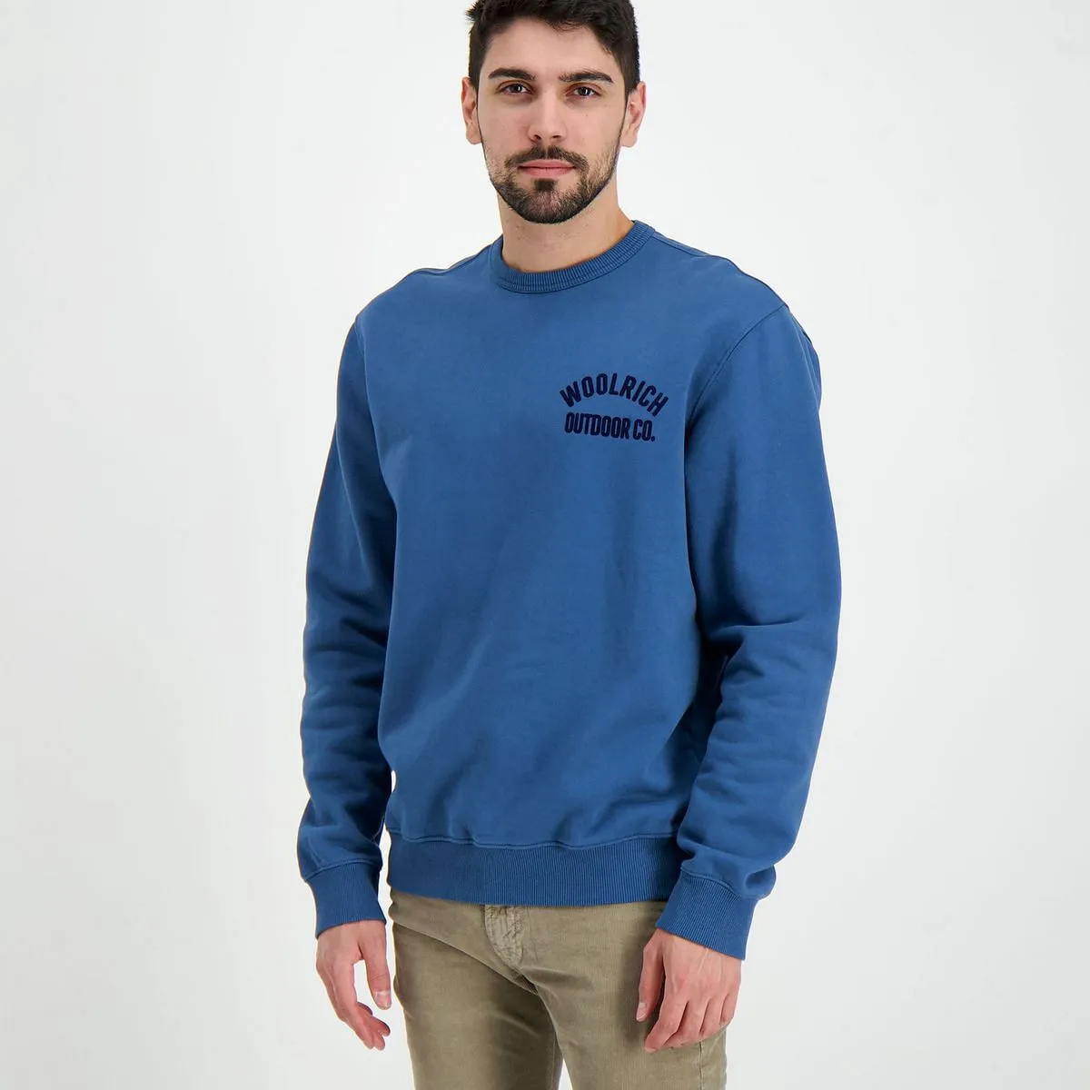      WOOLRICH FELPA CON CAPPUCCIO ORGANIC COTTON  