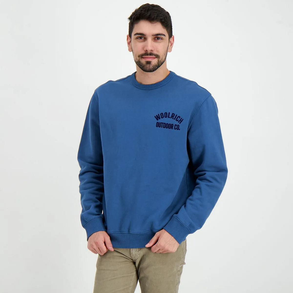      WOOLRICH FELPA CON CAPPUCCIO ORGANIC COTTON  